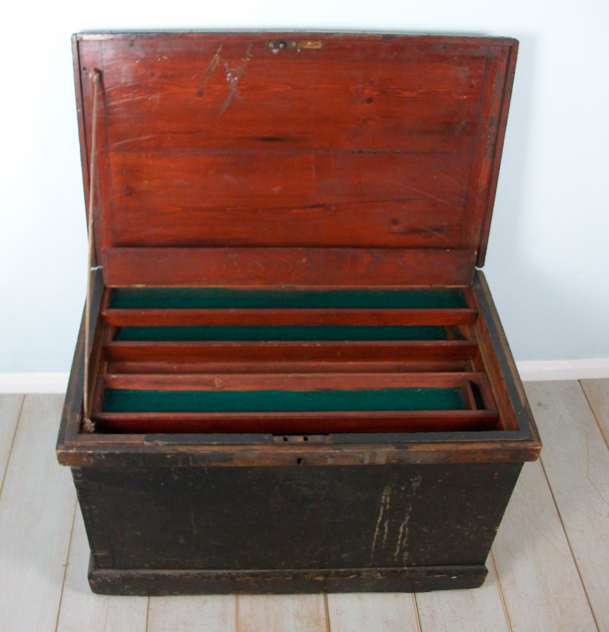 Steamer Trunk with fitted interior